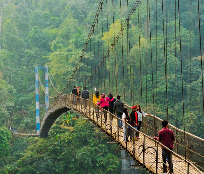 Nohkalikai Falls in Cherrapunji, Meghalaya – Tallest plunge waterfall surrounded by lush forests