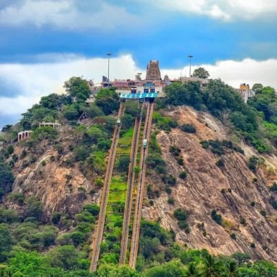 Arunachala Hill view during Girivalam near Tiruvannamalai